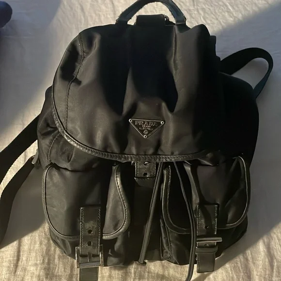 Prada | Bags | Prada Authentic Nylon Backpack Very Decent  display picture 1
